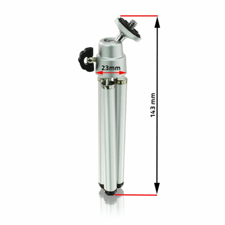 AAB Selfie Tipod - Mini Dreibein Stativ aus Aluminium