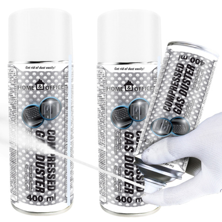 2x AABCOOLING Home&Office Compressed Gas Duster 400ml