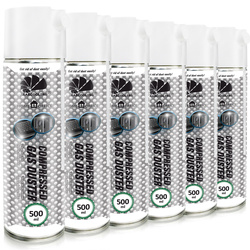 6 x AABCOOLING Home&Office Compressed Gas Duster 500 ml