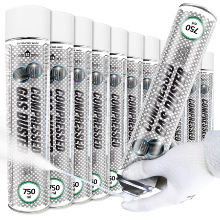 11x AABCOOLING Home&Office Compressed Gas Duster 750ml