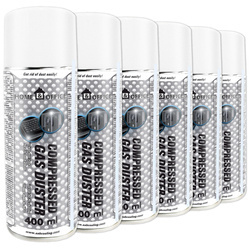6x AABCOOLING Home&Office Compressed Gas Duster 400ml