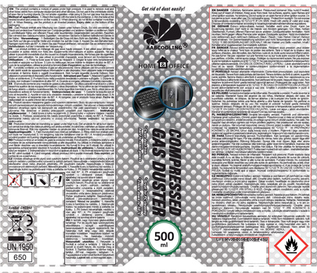 2 x AABCOOLING Home&Office Compressed Gas Duster 500 ml