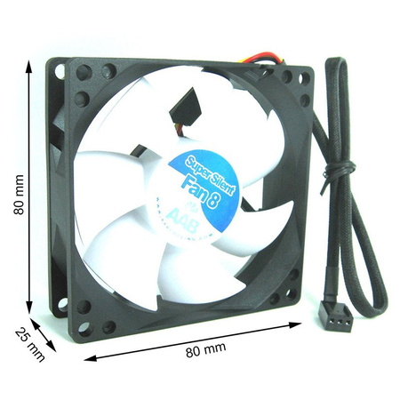 AABCOOLING Super Silent Fan 8 x 3 Sztuki
