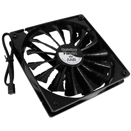 AABCOOLING Black Silent Fan 14 x 3 Sztuki