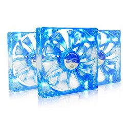 3x AABCOOLING Super Silent Fan 14 BLUE LED