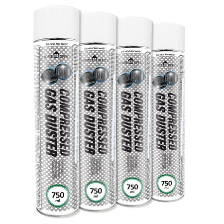 4x AABCOOLING Home&Office Compressed Gas Duster 750ml