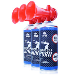 3 x AAB Signal GAS Horn 400ml