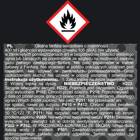 AAB Signal GAS Horn 400ml