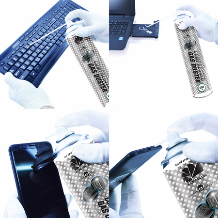 12 x AABCOOLING Home&Office Compressed Gas Duster 600 ml