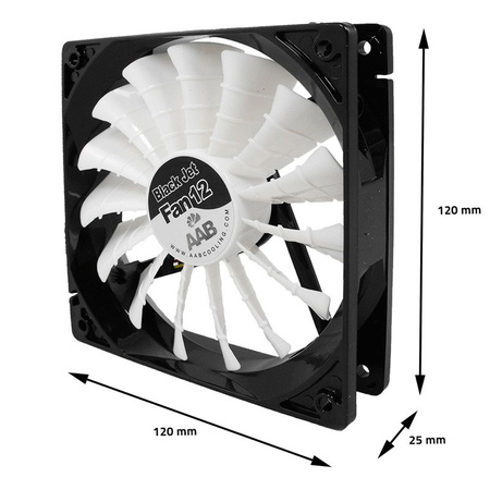 AABCOOLING Black Jet Fan 12 - 3 Stück Paket