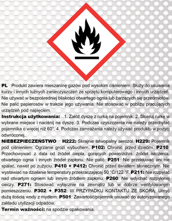 1x AABCOOLING Home&Office Compressed Gas Duster 400ml