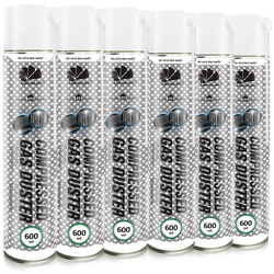 6 x AABCOOLING Home&Office Compressed Gas Duster 600 ml