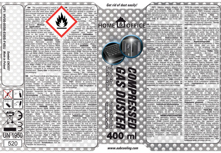 24x AABCOOLING Home&Office Compressed Gas Duster 400ml