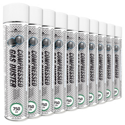 10x AABCOOLING Home&Office Compressed Gas Duster 750ml