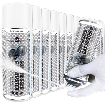 12x AABCOOLING Home&Office Compressed Gas Duster 400ml