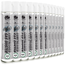 12 x AABCOOLING Home&Office Compressed Gas Duster 600 ml