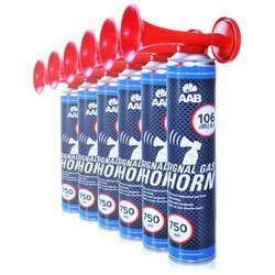 6 x AAB Signal GAS Horn 750 ml