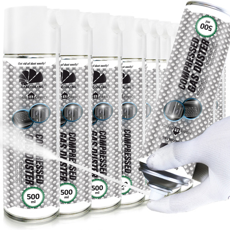 11 x AABCOOLING Home&Office Compressed Gas Duster 500 ml