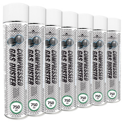 7x AABCOOLING Home&Office Compressed Gas Duster 750ml