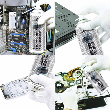 1x AABCOOLING Home&Office Compressed Gas Duster 400ml