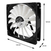 AABCOOLING Black Jet Fan 12 - 3 Stück Paket