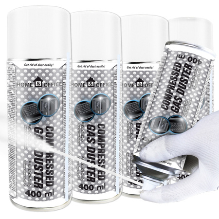 4x AABCOOLING Home&Office Compressed Gas Duster 400ml