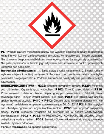 12x AABCOOLING Home&Office Compressed Gas Duster 750ml