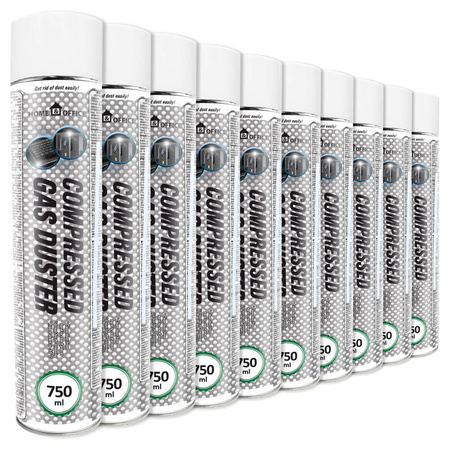10x AABCOOLING Home&Office Compressed Gas Duster 750ml