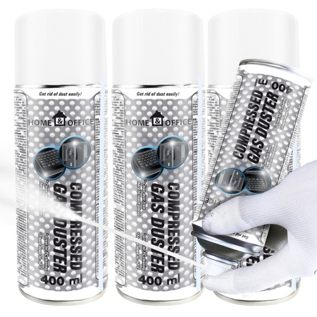 3x AABCOOLING Home&Office Compressed Gas Duster 400ml