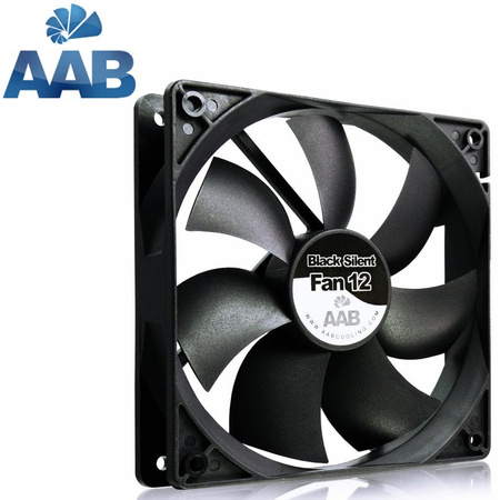 AABCOOLING Black Silent Fan 12 - 3 Stück Paket
