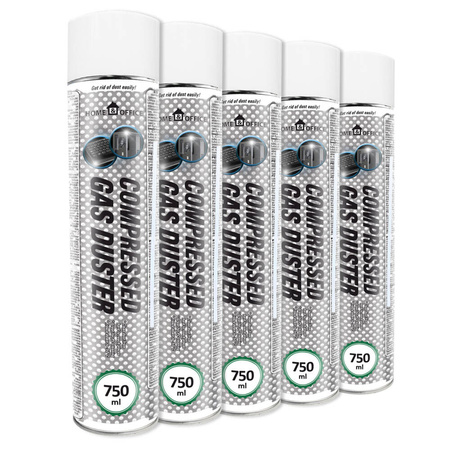 5x AABCOOLING Home&Office Compressed Gas Duster 750ml